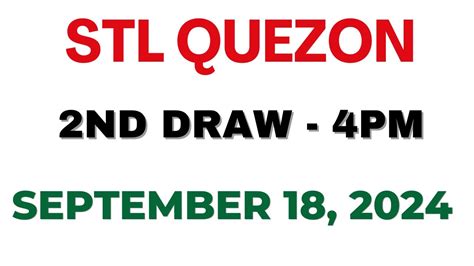 stl quezon actual 2nd draw result today|Stl results today 2nd DRAW June 27, 2024 stl quezon .